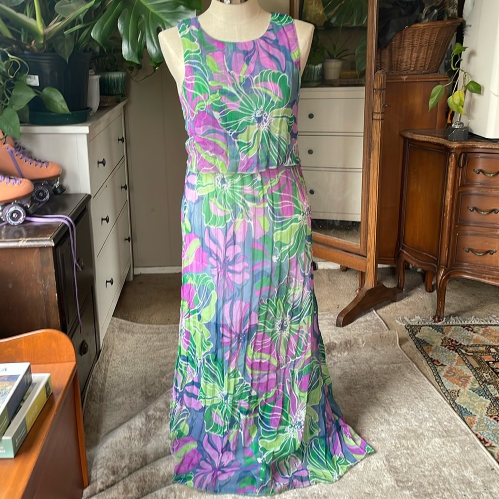 Mia Mia floral maxi dress, women’s Large